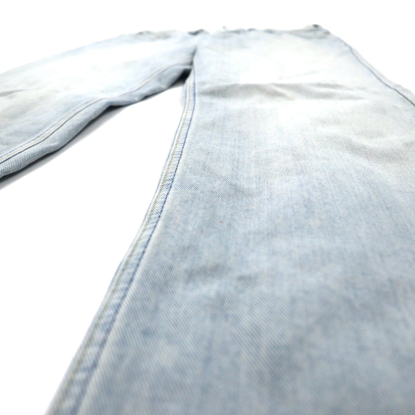 Lee RIDERS Denim Pants, Size L, Blue Cotton, Leather Patch, Zip Fly