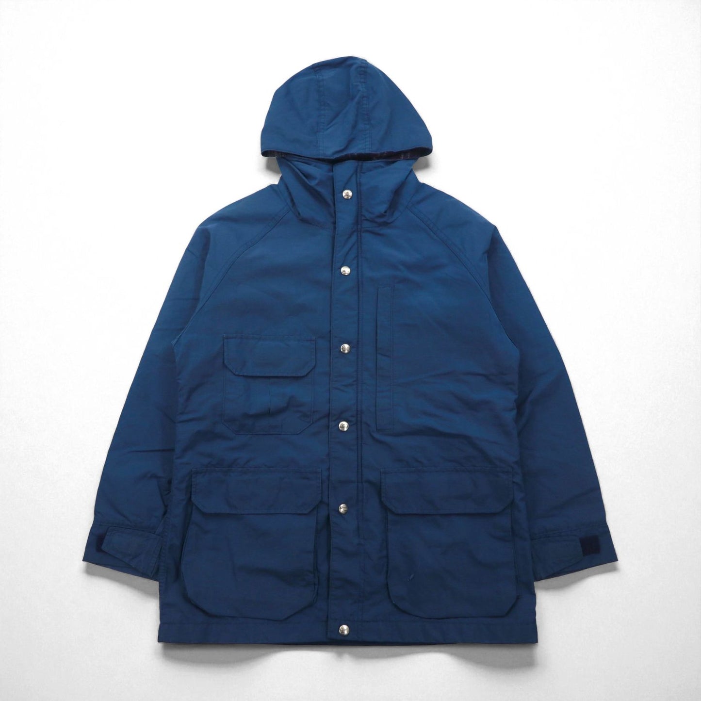 Woolrich 80年代 USA製 マウンテンパーカー L ネイビー ブランケットライナー ダブルジップ ウエスト ドローコード
