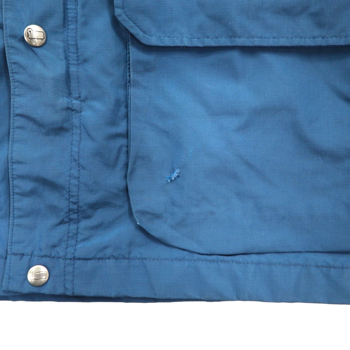Woolrich 80年代 USA製 マウンテンパーカー L ネイビー ブランケットライナー ダブルジップ ウエスト ドローコード