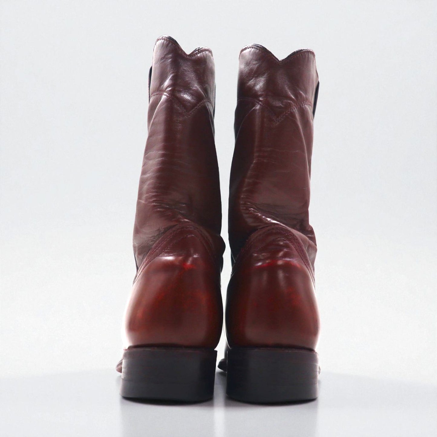 90s USA Vintage Roper Boots ローパーブーツ 27cm ペコス ウエスタン USA製 TEXAS刻印 カービングステッチ