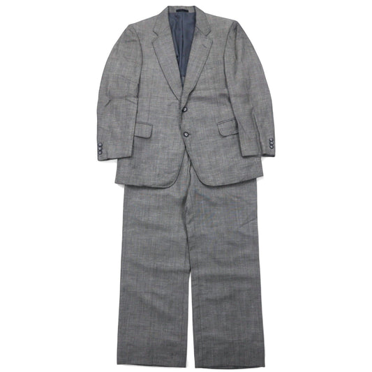 Burberry's 2B Suit Set 170AB5 Gray Wool Old