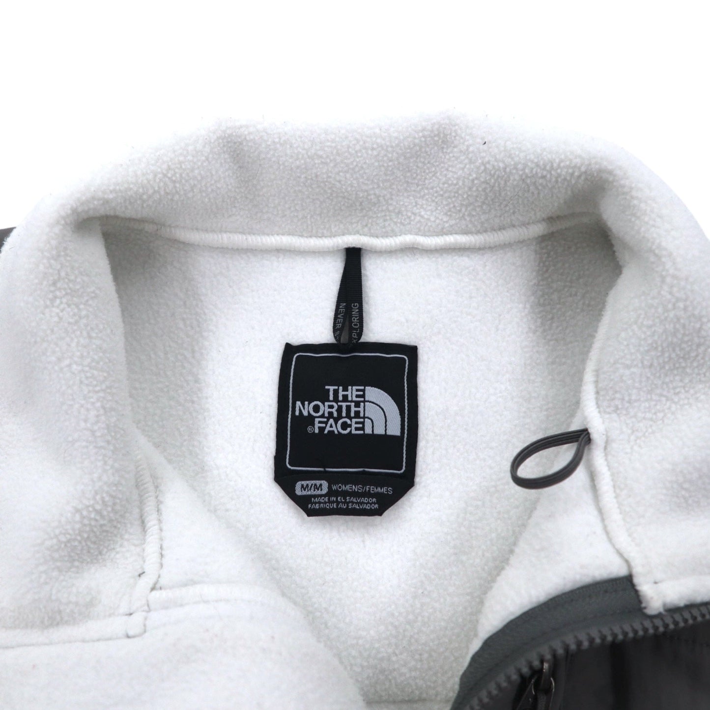 THE NORTH FACE デナリジャケット POLARTEC ポーラテック フリースジャケット M ホワイト グレー US規格