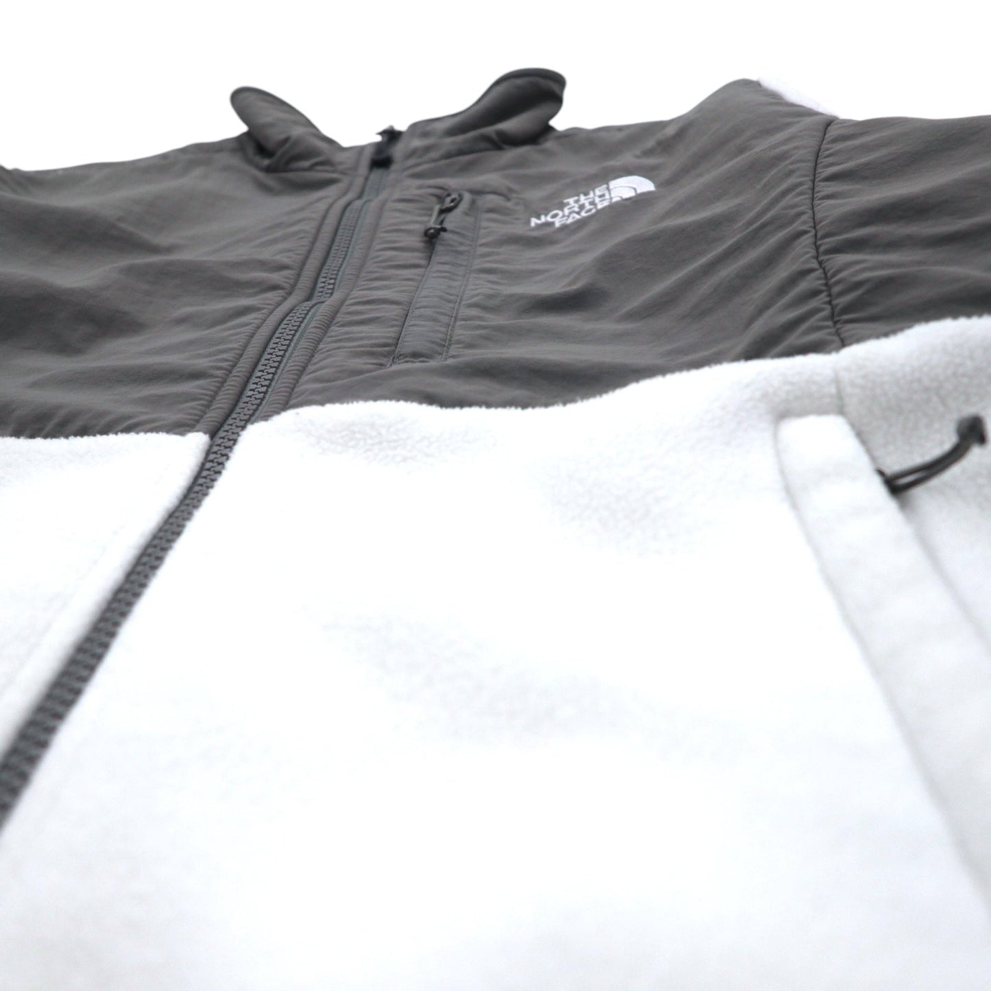 THE NORTH FACE デナリジャケット POLARTEC ポーラテック フリースジャケット M ホワイト グレー US規格