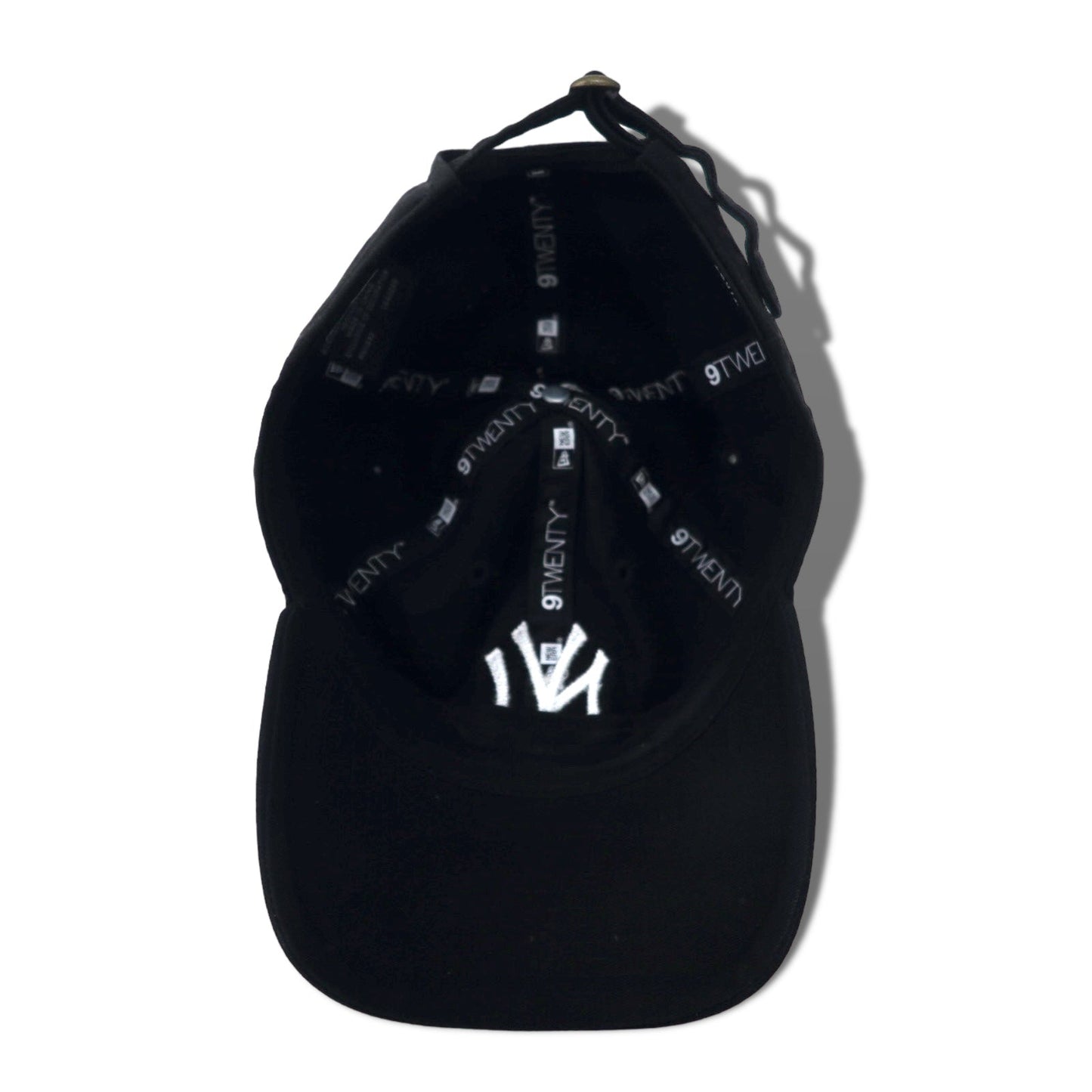 NEW ERA ベースボールキャップ ONE ブラック コットン MLB ニューヨーク ヤンキース ADJUSTABLE