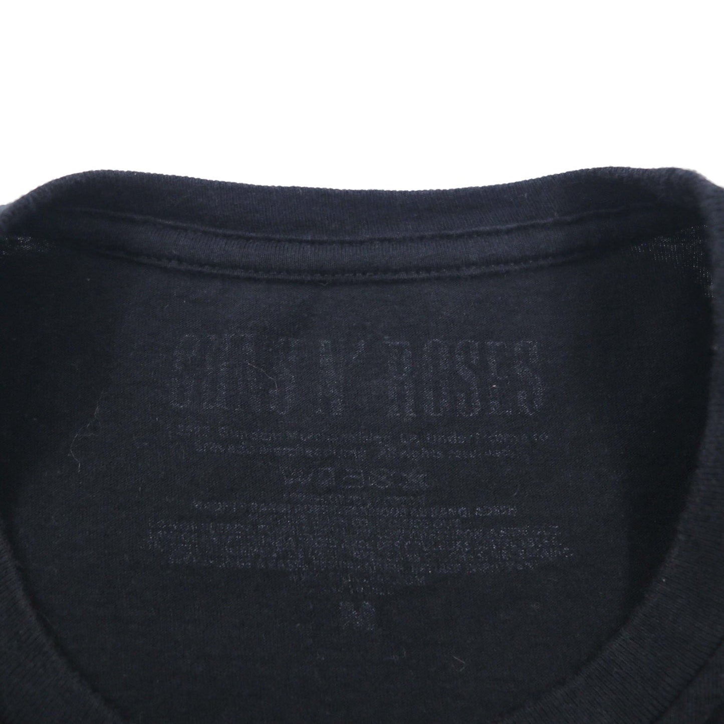 GUNS N' ROSES ガンズアンドローゼズ ロック バンド Tシャツ M ブラック コットン