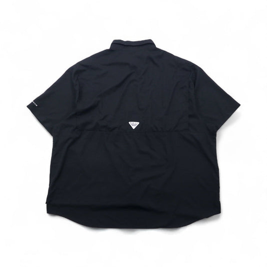 Columbia PFG タミアミ TAMIAMI II ボタンダウン フィッシングシャツ 2XL ブラック OMNI-SHADE オムニシェード FS7266