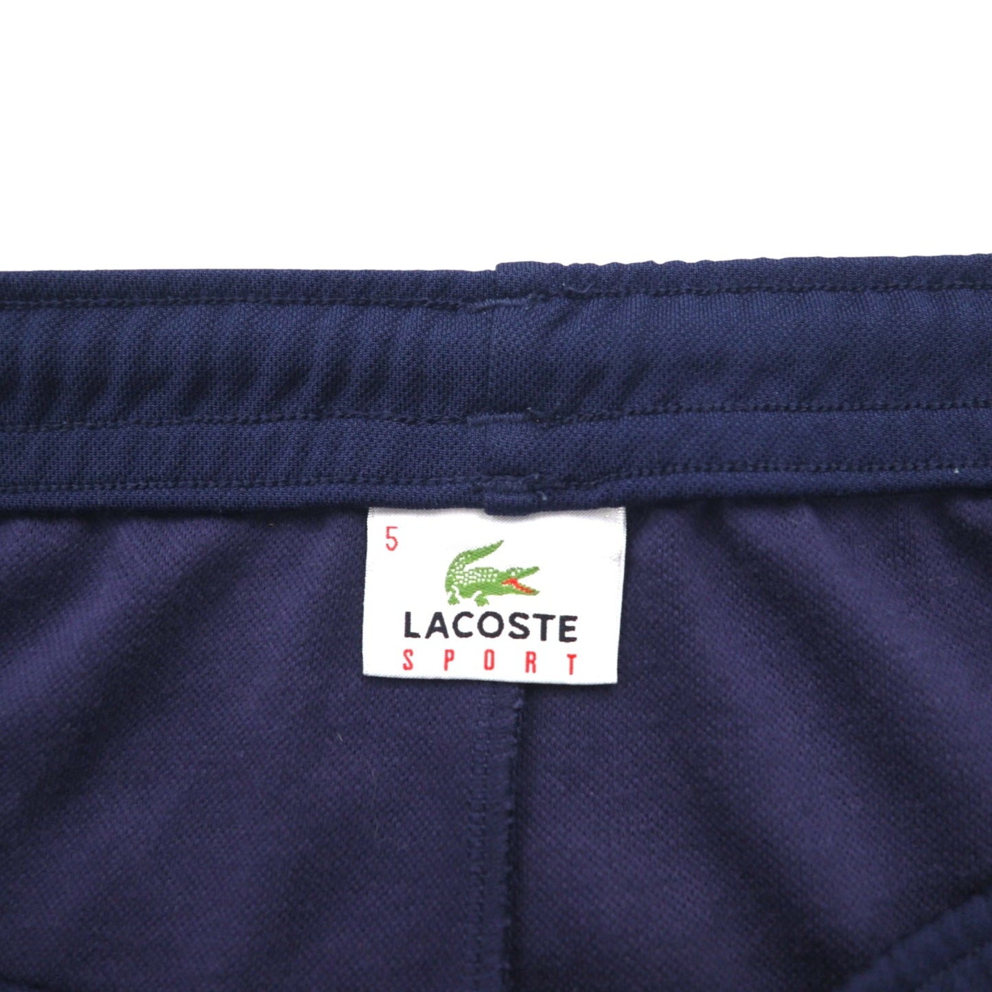 LACOSTE SPORT 90s Sideline Easy Shorts Jersey Shorts Size L Navy H1891