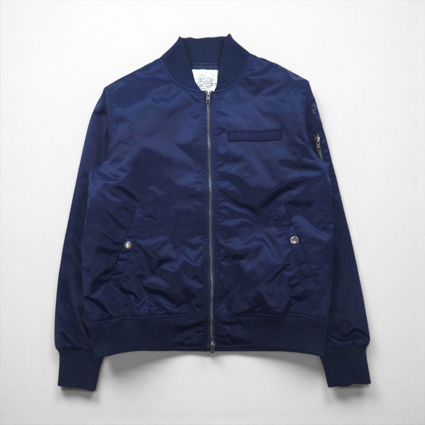MAJESTIC ナイロン MA-1 フライトジャケット M ネイビー 中綿 XM23-MAJ-0010-NVY5 nano universe別注