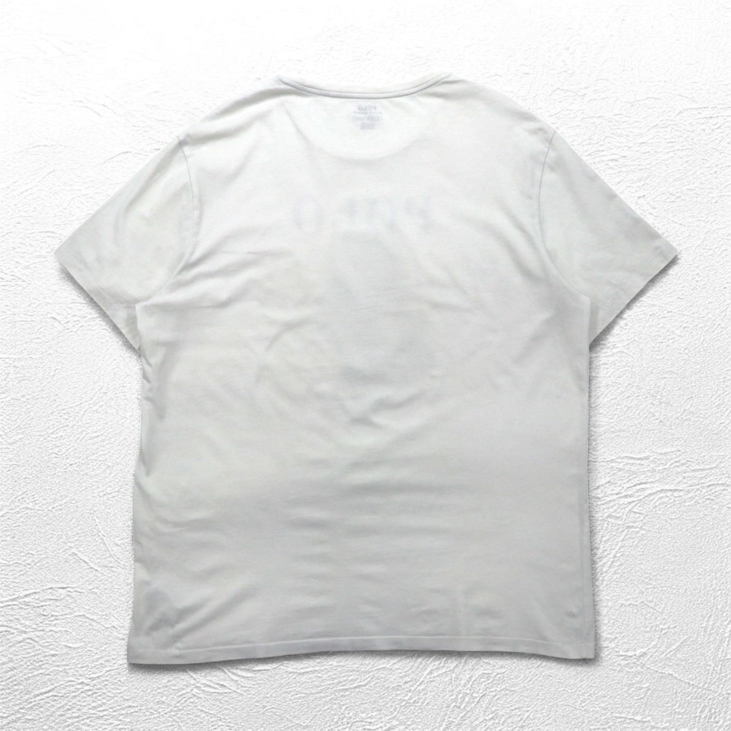 POLO RALPH LAUREN Polo Bear T-shirt, XL, White, Cotton, Made in Peru