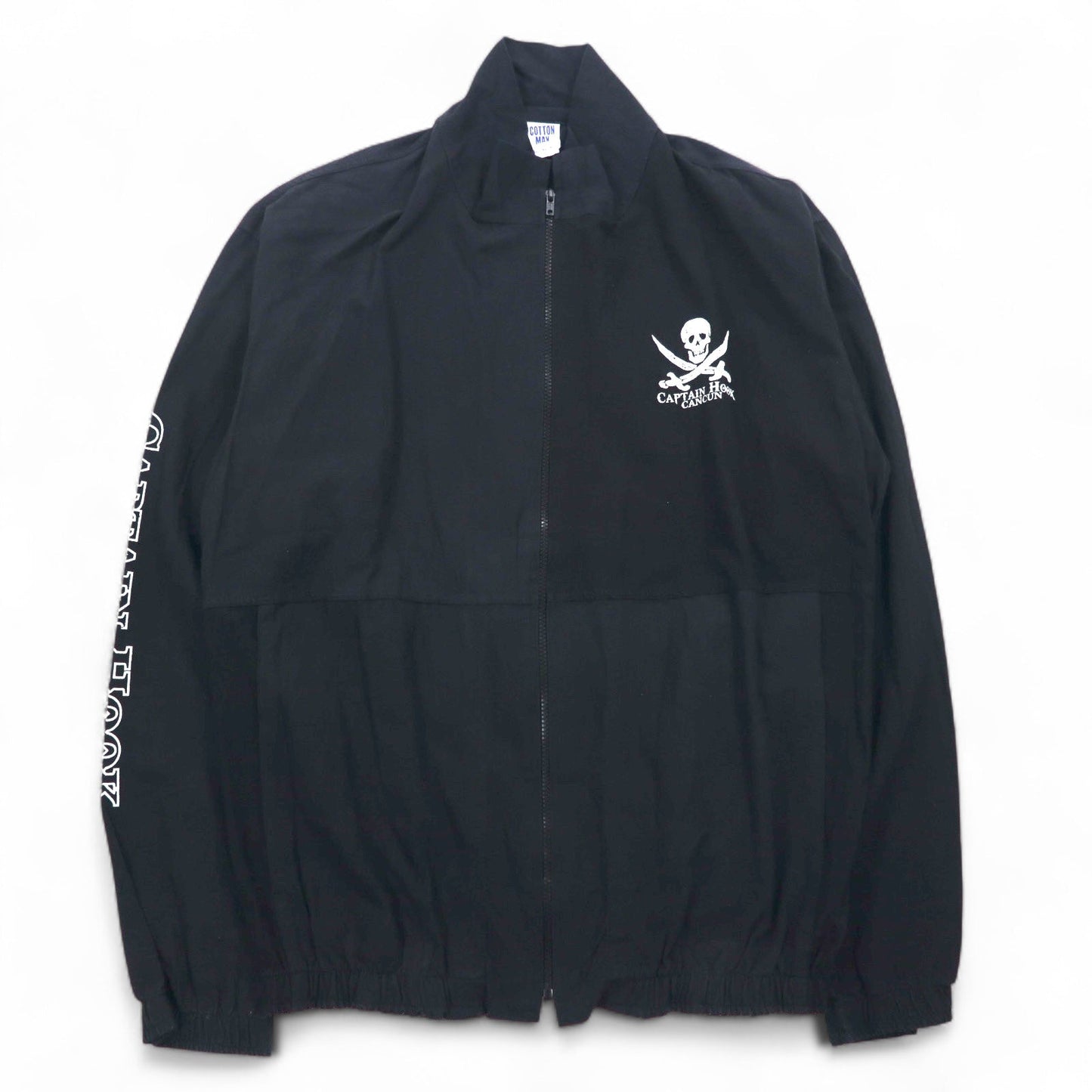 Vintage 90s Mexico Made Skull Zip-Up Jacket Captain Hook CANJUN ジップアップジャケット L スカル  COTTON MAX