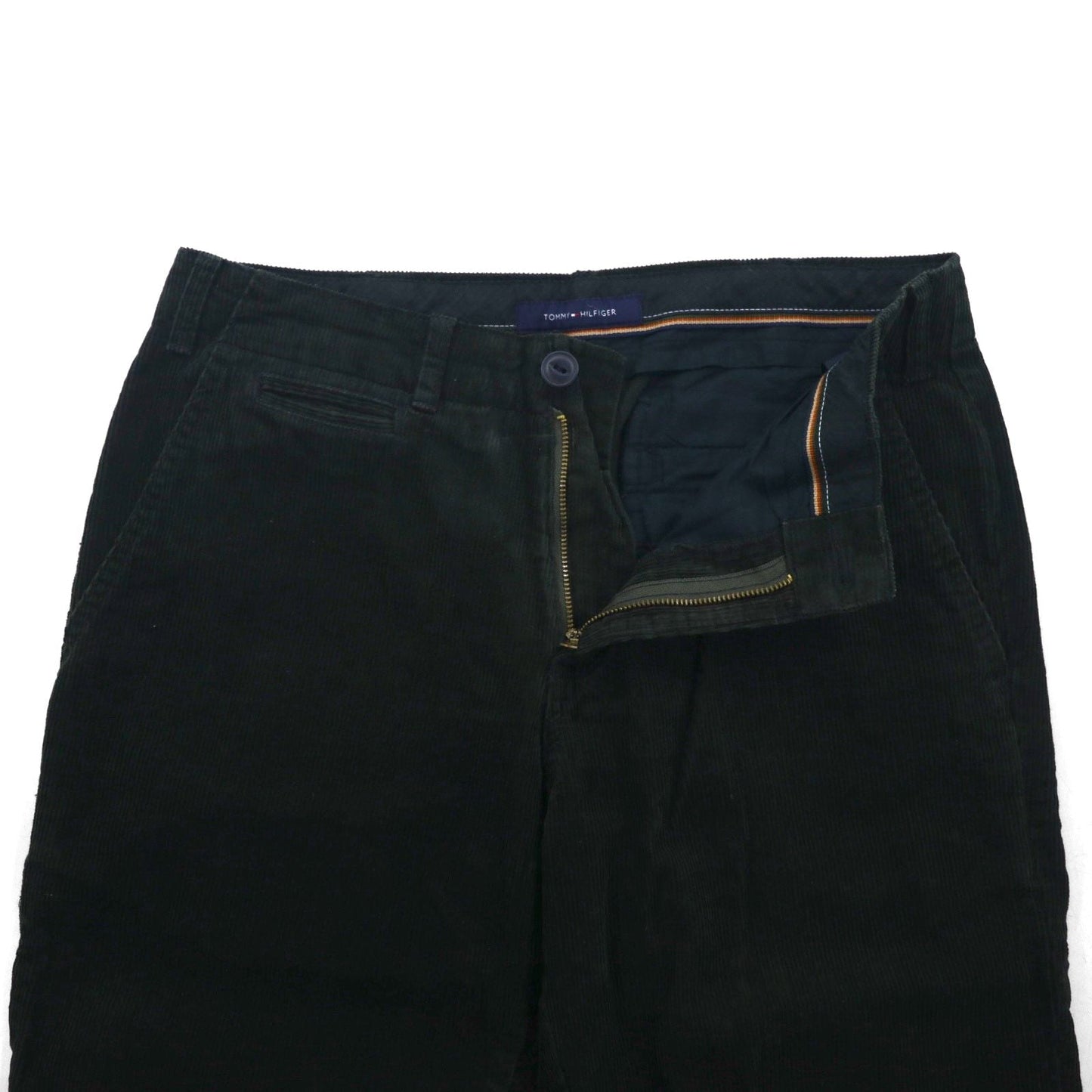 TOMMY HILFIGER コーデュロイ チノパンツ ワークパンツ M グリーン コットン