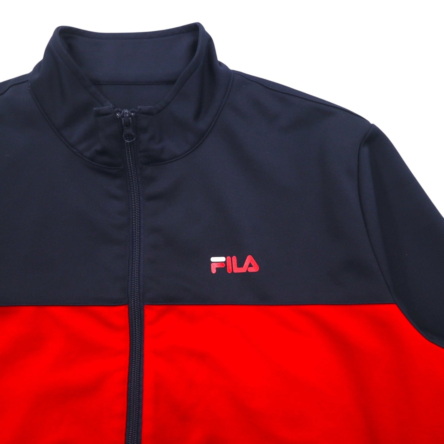 FILA Track Jacket and Jersey Set, Size L, Navy and Red, Polyester