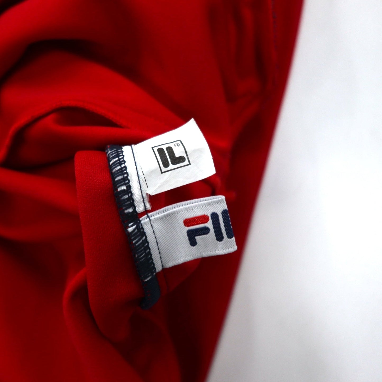 FILA Track Jacket and Jersey Set, Size L, Navy and Red, Polyester