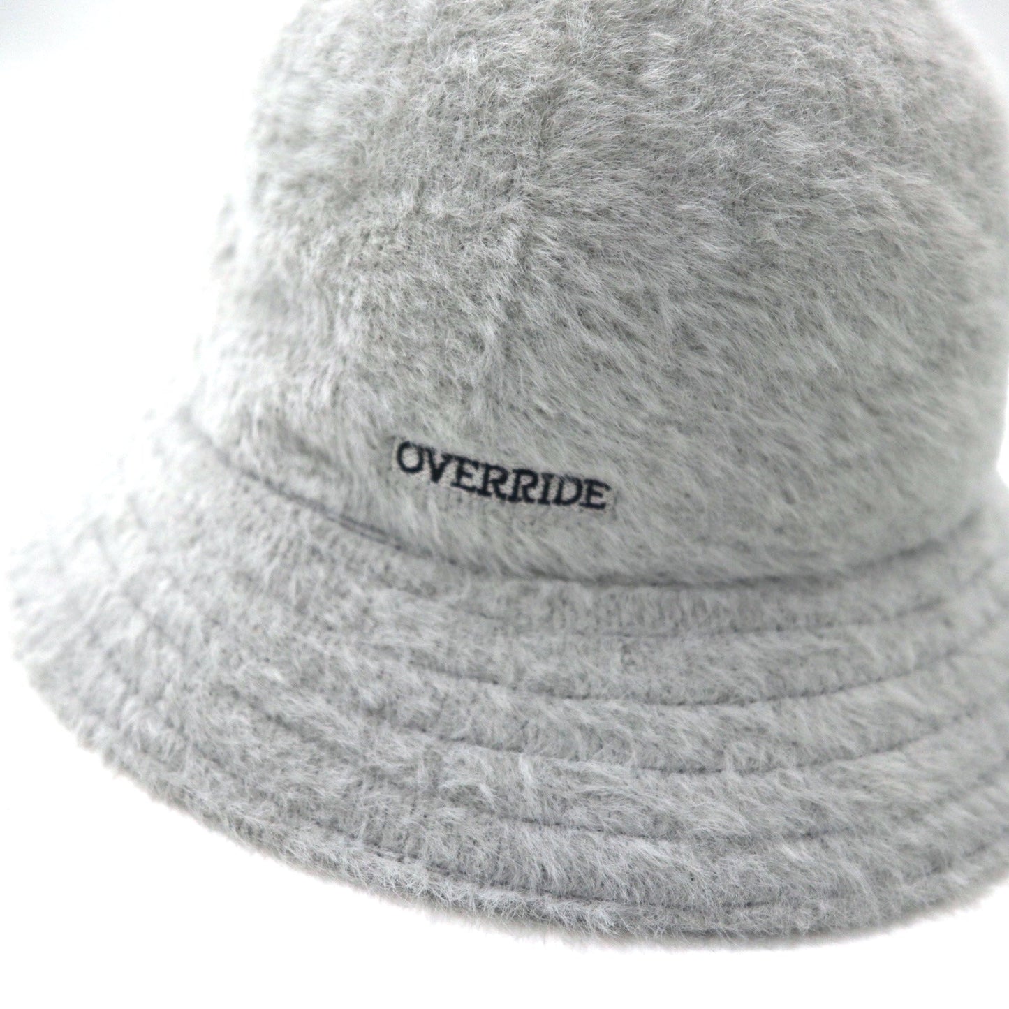 KANGOL x OVERRIDE Bucket Hat, Large, Gray, Acrylic, Synthetic Furgora Casual, K3483PJ