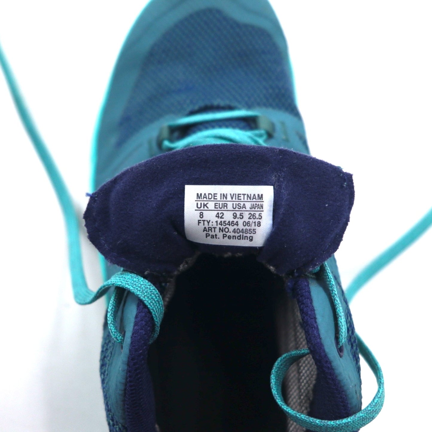 SALOMON GORE-TEX Trail Sneakers, Size 26.5cm, Green/Navy, 145464