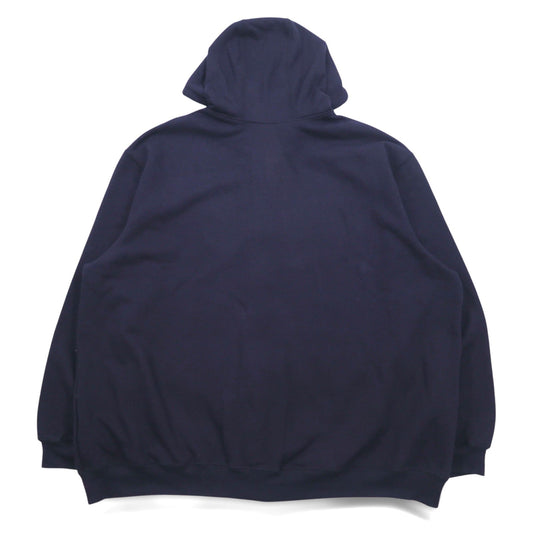 Carhartt Heavyweight Zip Front Hooded Sweatshirt (102974), Size 3XL, Navy, Made in Mexico