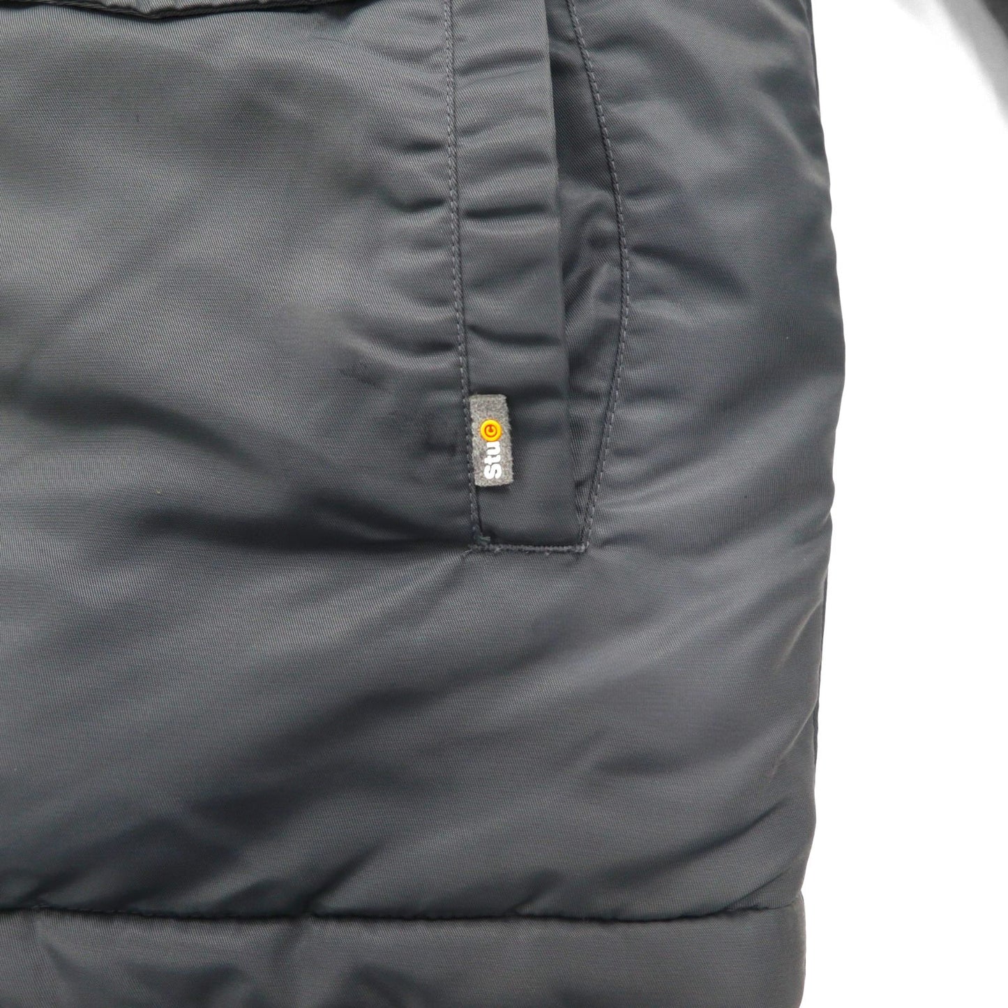 STUSSY 90年代 紺タグ N-3B フライトジャケット M ドローコード 中綿 ファー着脱式