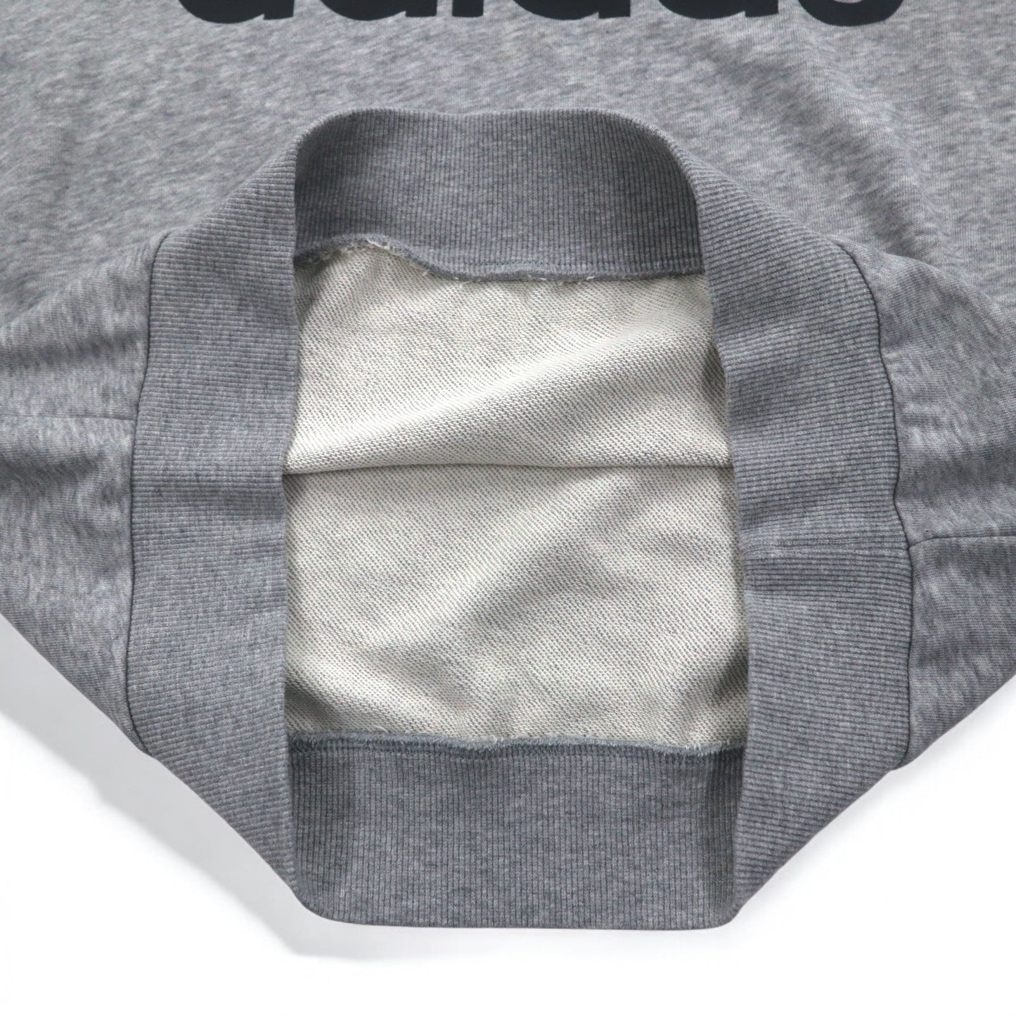 adidas Essentials Big Logo Sweatshirt, Size M, Gray, Cotton, GK9077