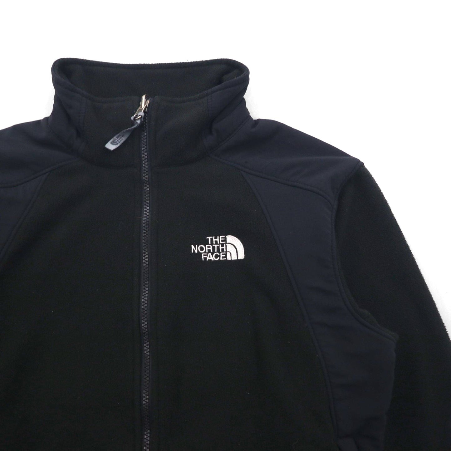 THE NORTH FACE スタンドカラー フリースジャケット S ブラック ドローコード ハイネック