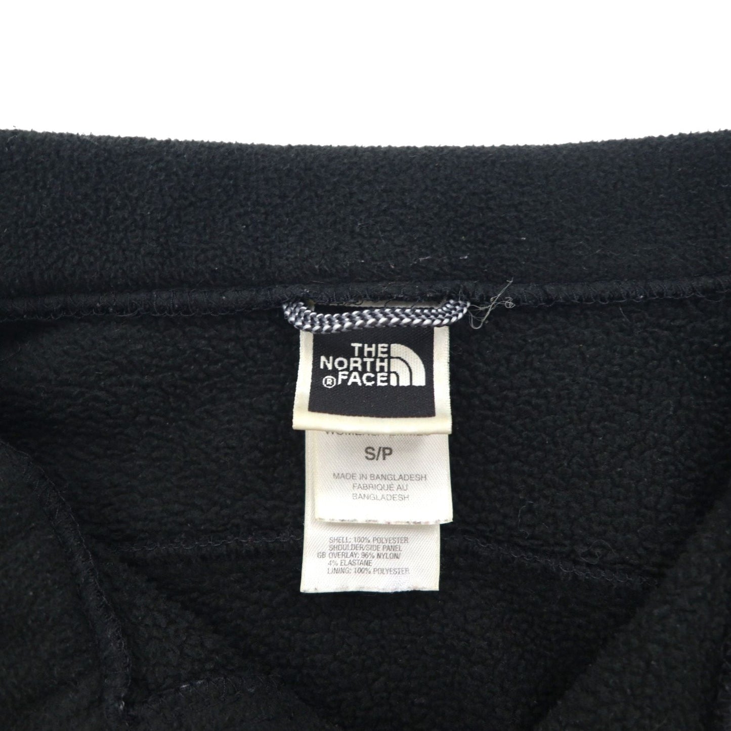 THE NORTH FACE スタンドカラー フリースジャケット S ブラック ドローコード ハイネック