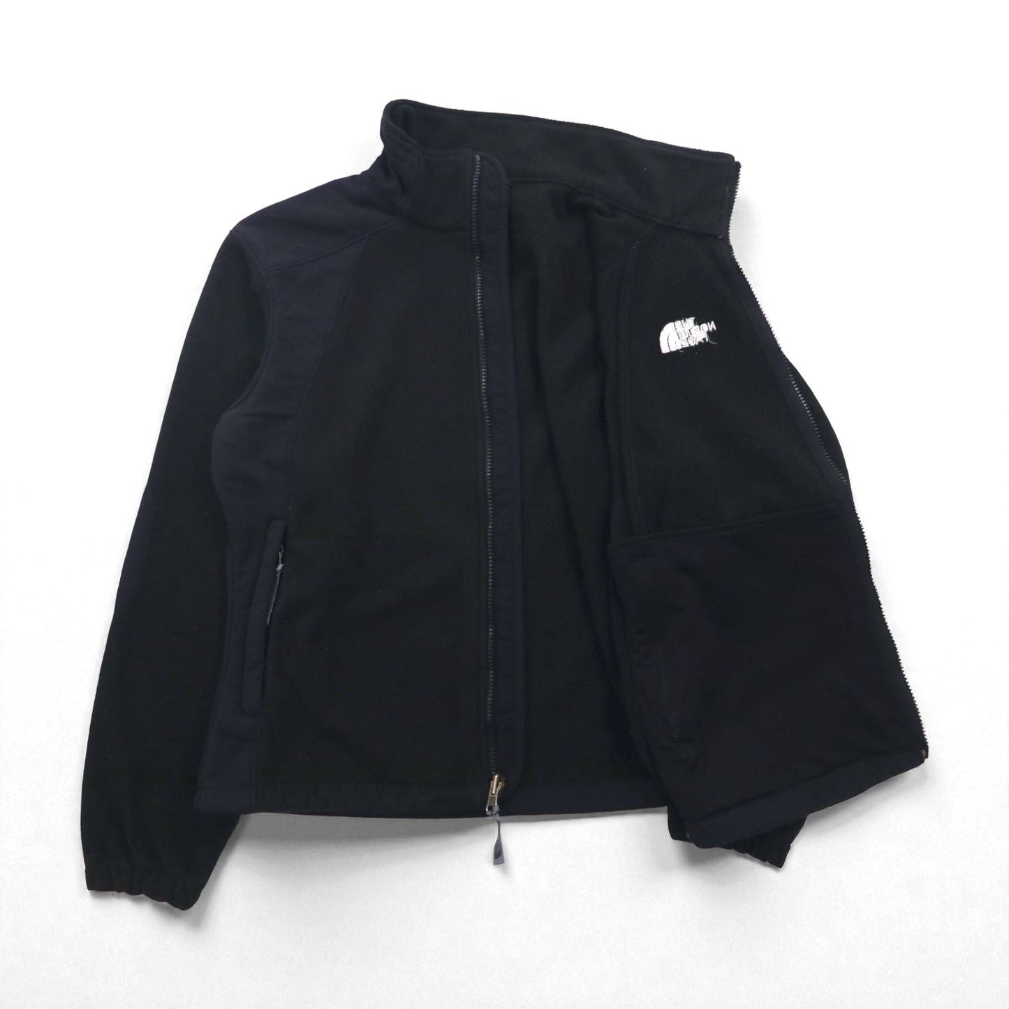 THE NORTH FACE スタンドカラー フリースジャケット S ブラック ドローコード ハイネック
