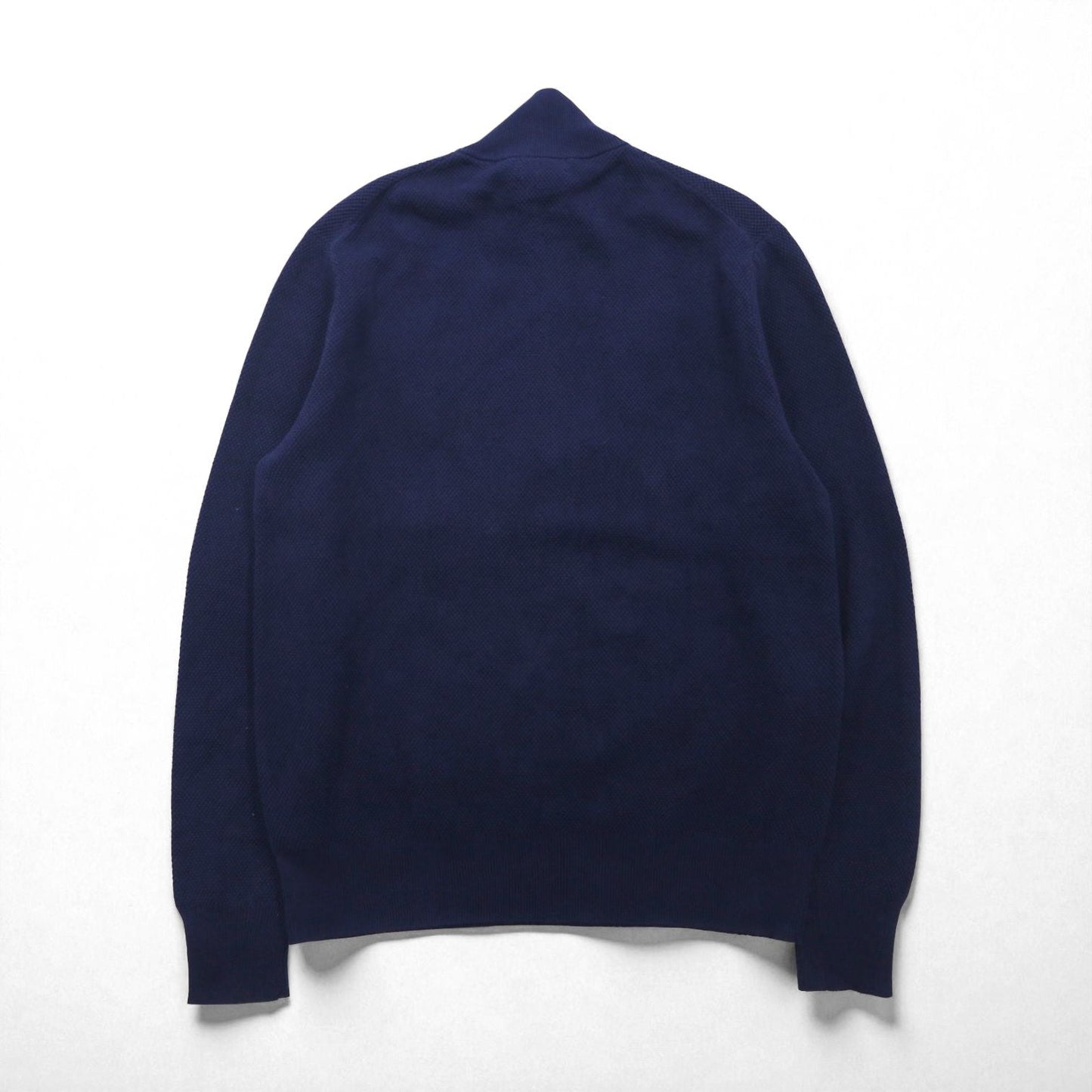 Brooks Brothers ハーフジップ ドライバーズニット セーター M ネイビー ハイネック