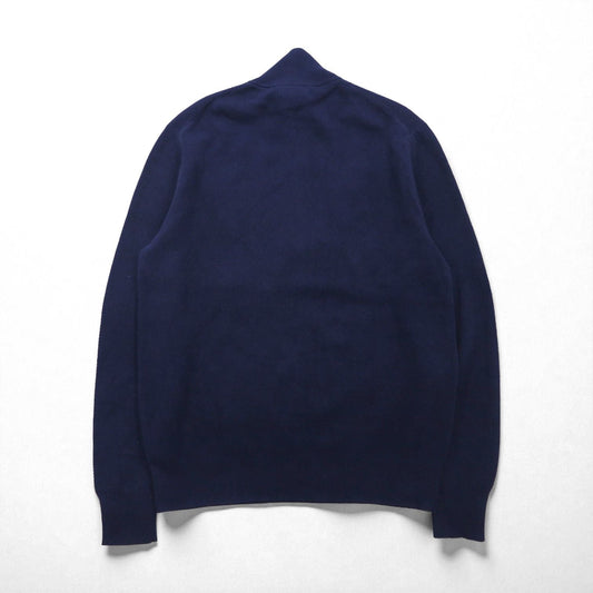 Brooks Brothers ハーフジップ ドライバーズニット セーター M ネイビー ハイネック