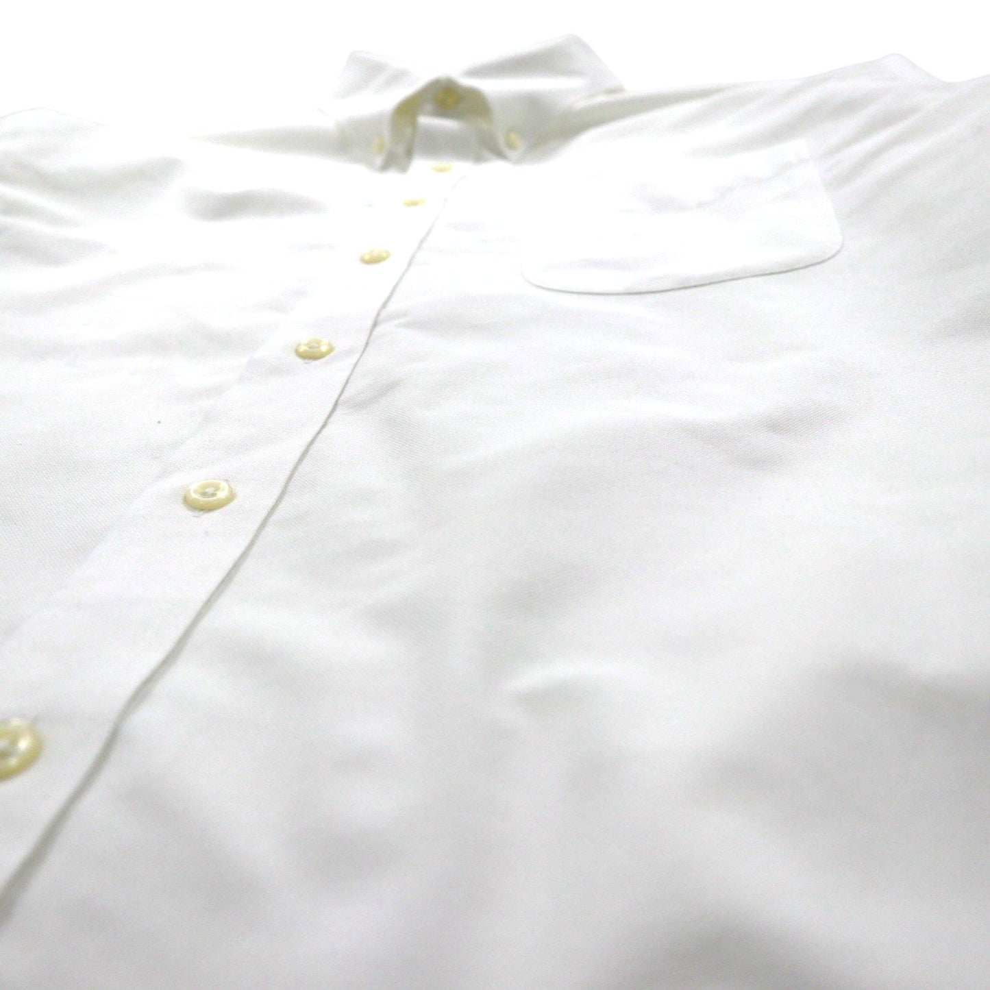 L.L.Bean オックスフォード ボタンダウンシャツ XL ホワイト 胸ポケット SLIGHTLY FITTED 256513