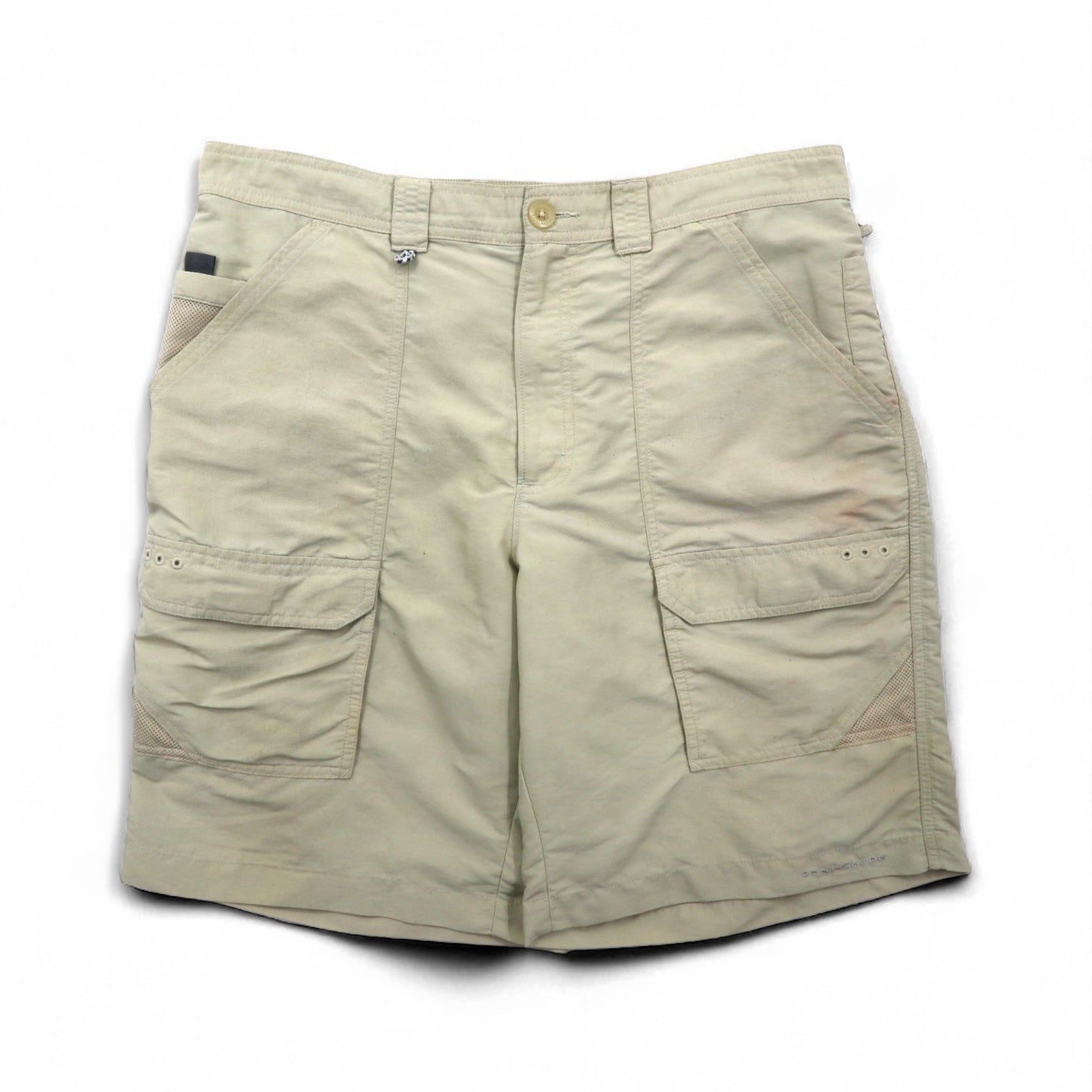 Columbia PFG パーミット Permit II オムニシェード フィッシング カーゴショーツ ハーフパンツ OMNI-SHADE ショートパンツ L ベージュ Wick Fishing Cargo FM4555