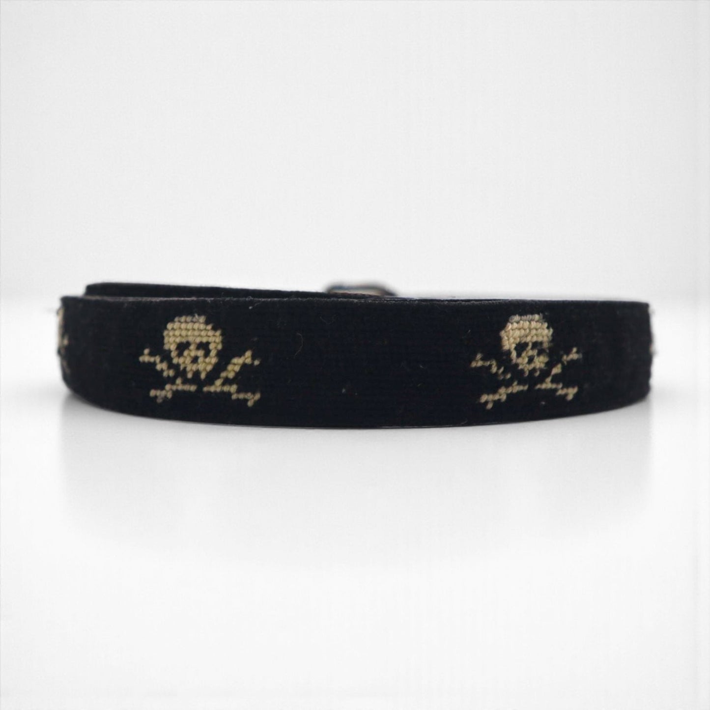 RUGBY Ralph Lauren スカル レザー  ベルト ブラック ウール シルバー バックル