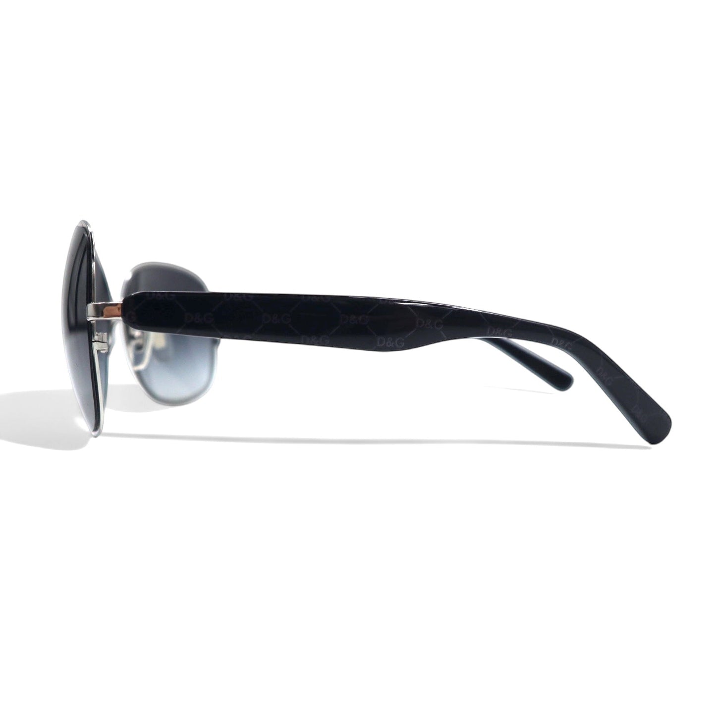 DOLCE & GABBANA Sunglasses, Fox Black Plastic with D&G Logo, DG 2126PD 1195/87 60□15