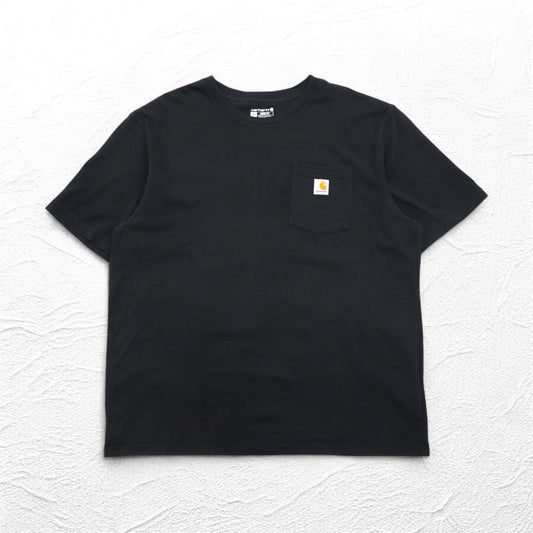 Carhartt Loose Fit Pocket T-Shirt, Size XL, Black Cotton