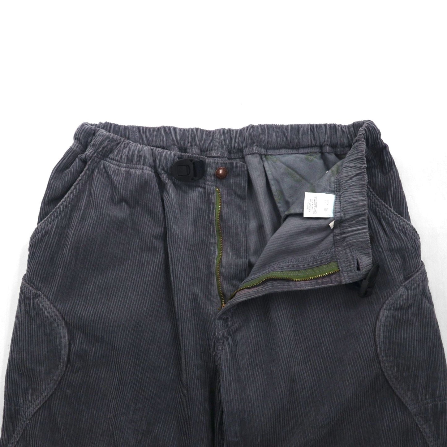 GOHEMP コーデュロイ イージーパンツ HIGH EXPLORER PANTS アウトドア クライミングパンツ L グレー テーパード ルーズシルエット