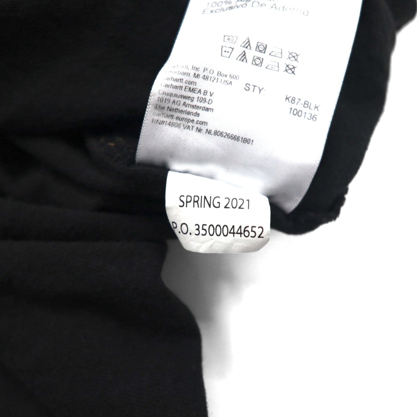 carhartt ルーズフィット ポケット Tシャツ ポケT XL LOOSE FIT ブラック コットン