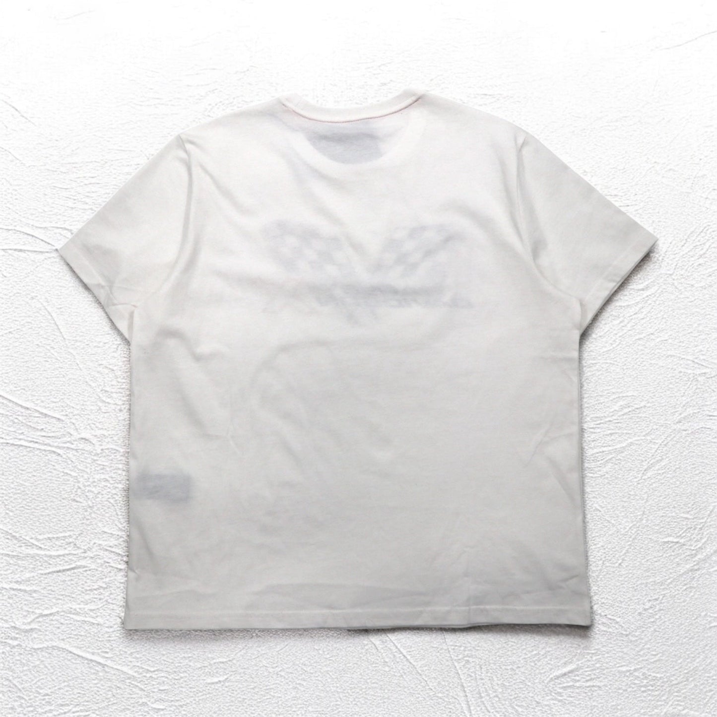 HARLEY DAVIDSON Flag Check Print T-Shirt, Size 2XL, White, Cotton, Unused