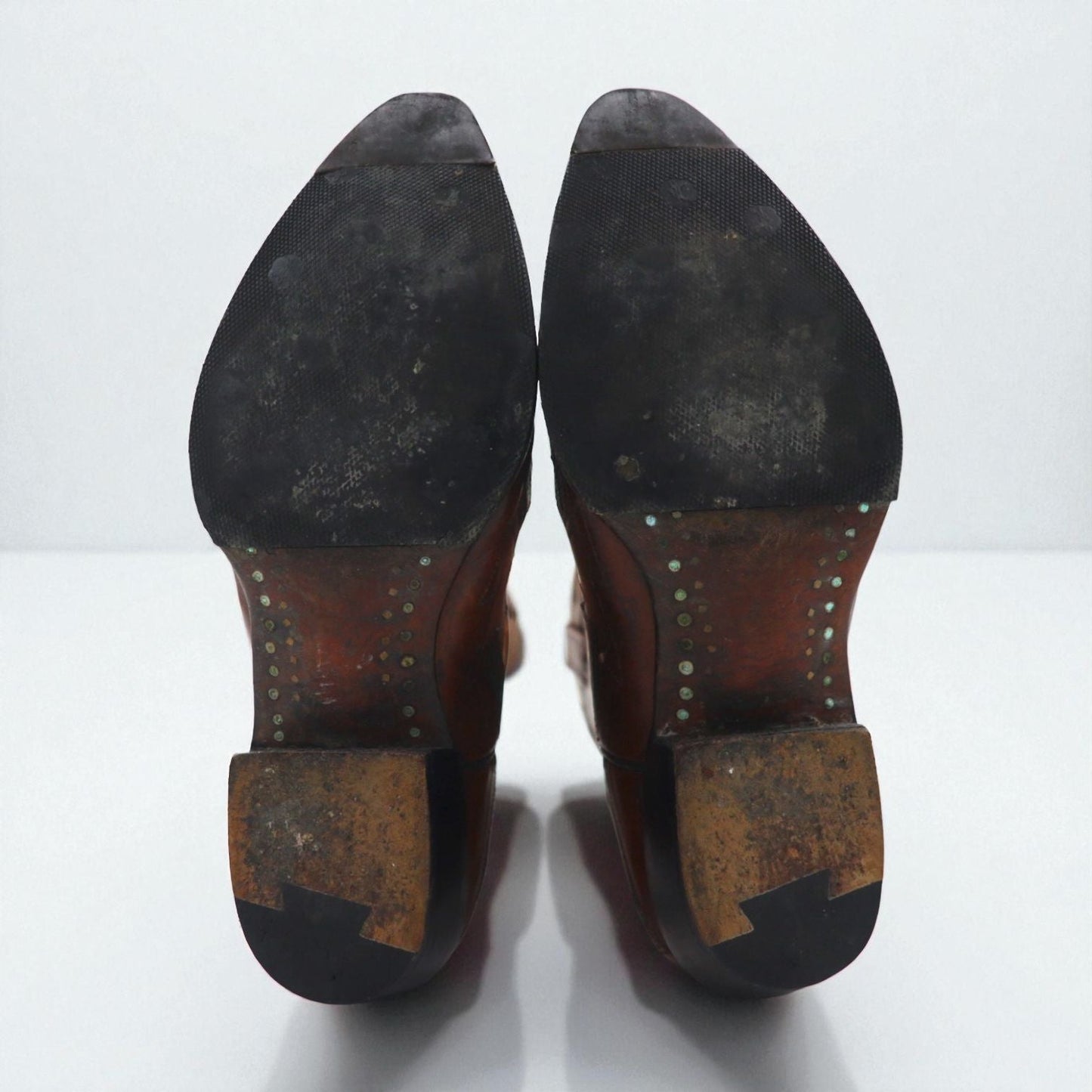 Botas Jaca カウボーイ ウエスタンブーツ 26cm カービングステッチ 刺繍 28005 メキシコ製