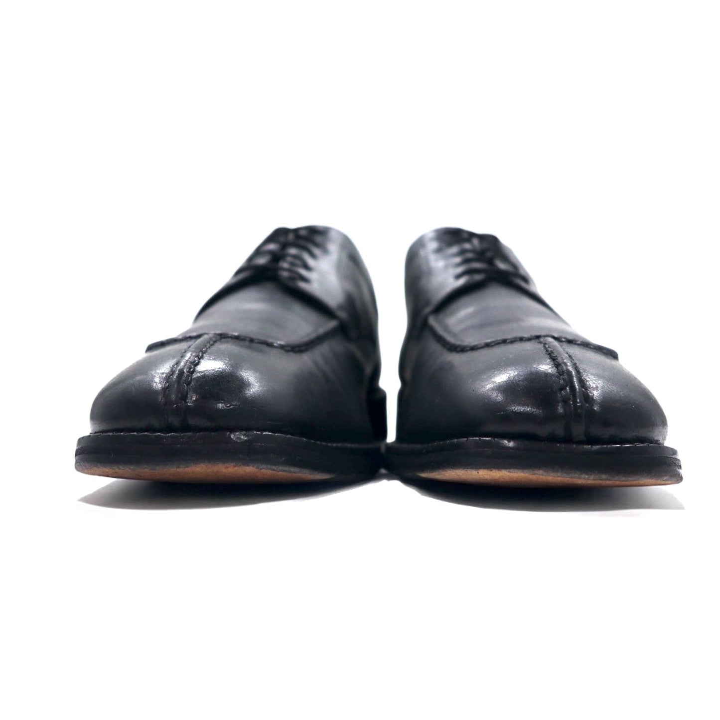 COLE HAAN スプリットトゥ Ｕチップ ドレスシューズ 28.5cm ブラック レザー 外羽根 01594