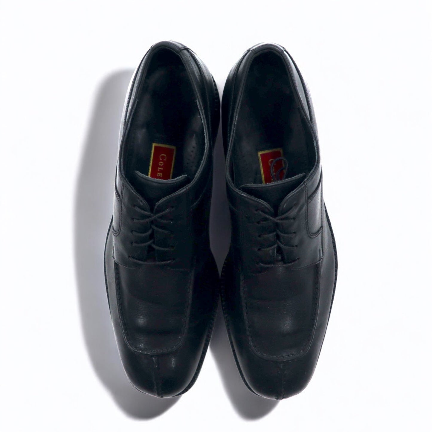 COLE HAAN スプリットトゥ Ｕチップ ドレスシューズ 28.5cm ブラック レザー 外羽根 01594