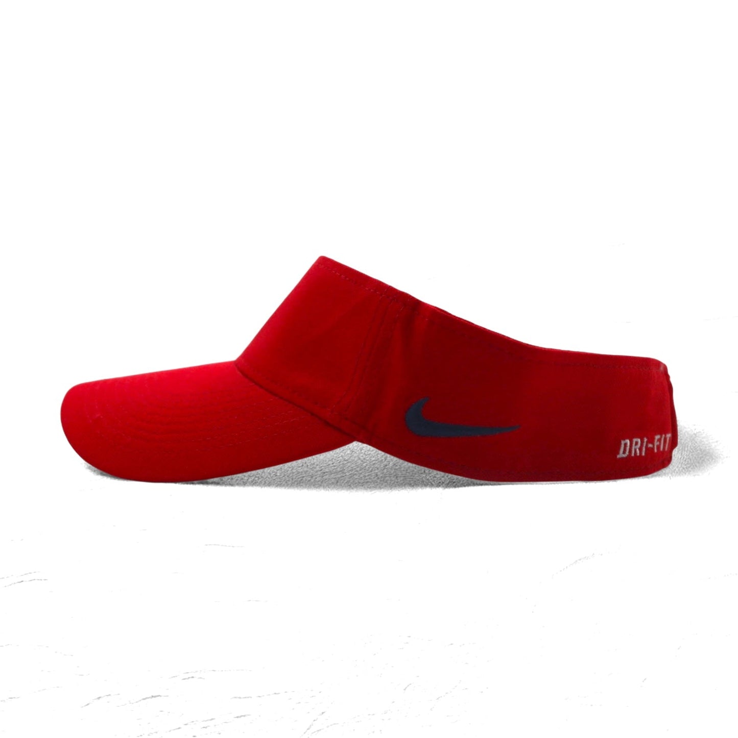 Nike Dri-Fit Sun Visor Cap, Free Size, Red, MLB Los Angeles Angels Swoosh