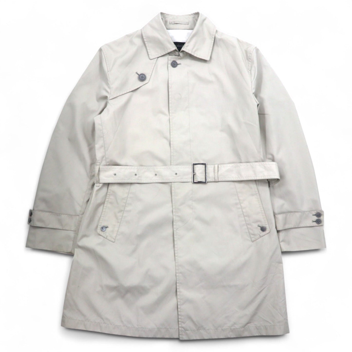 gotairiku Gotairiku Trench Coat, Medium, Beige, Polyester, with Belt