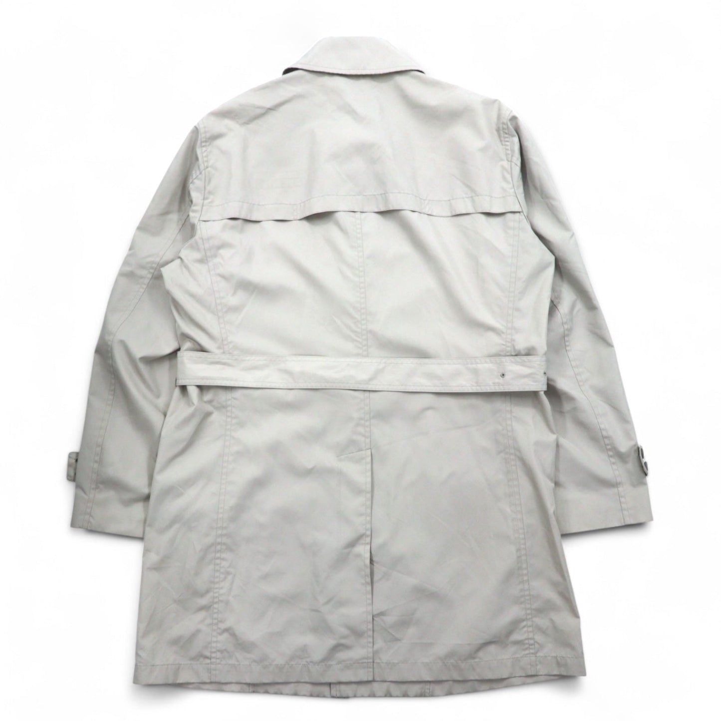 gotairiku Gotairiku Trench Coat, Medium, Beige, Polyester, with Belt