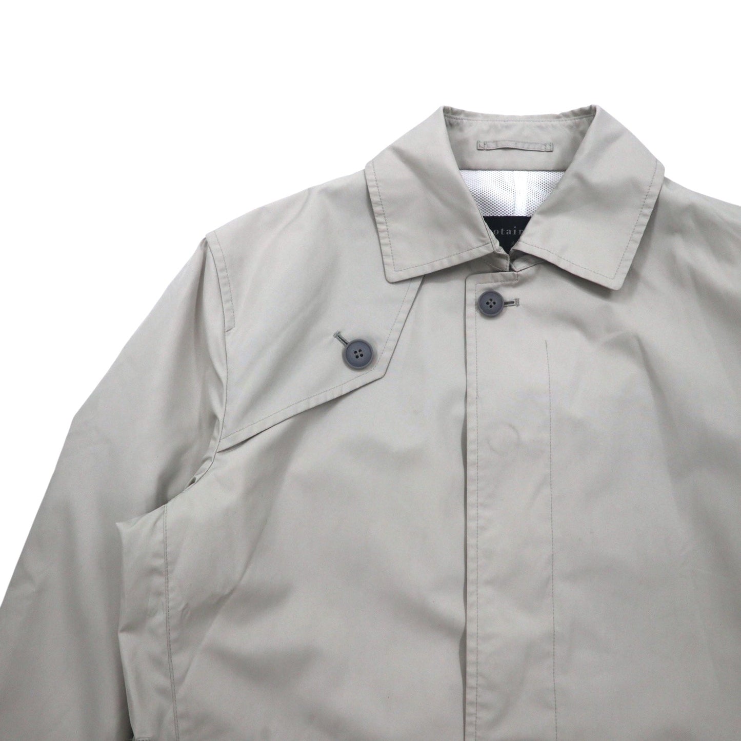 gotairiku Gotairiku Trench Coat, Medium, Beige, Polyester, with Belt