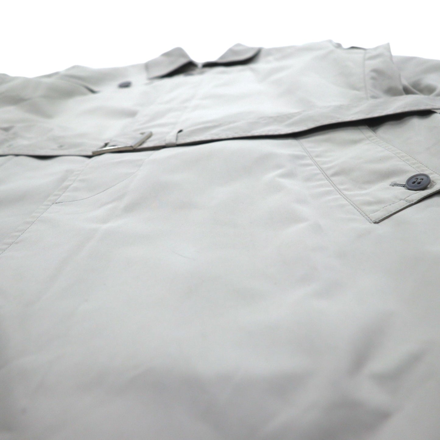 gotairiku Gotairiku Trench Coat, Medium, Beige, Polyester, with Belt