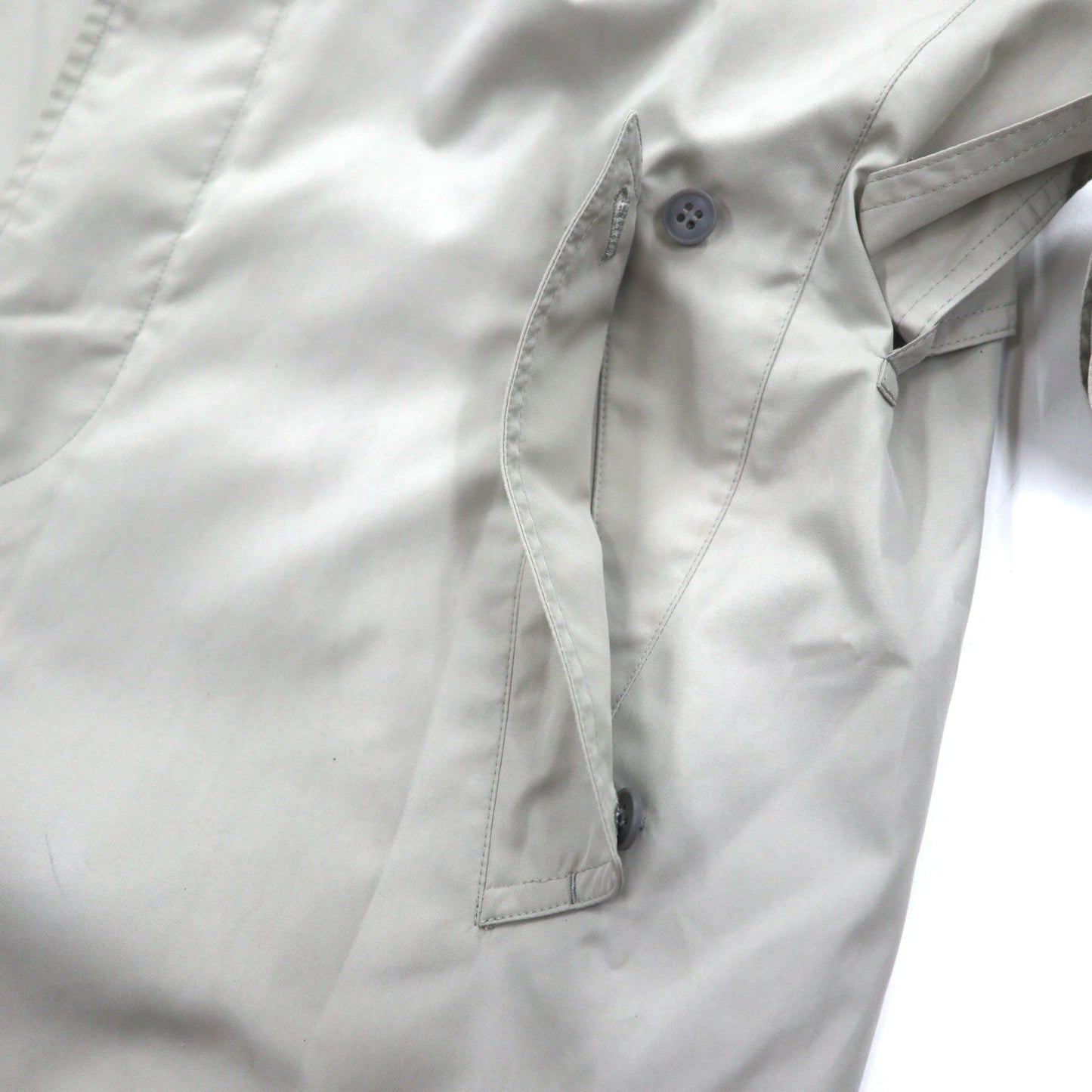 gotairiku Gotairiku Trench Coat, Medium, Beige, Polyester, with Belt