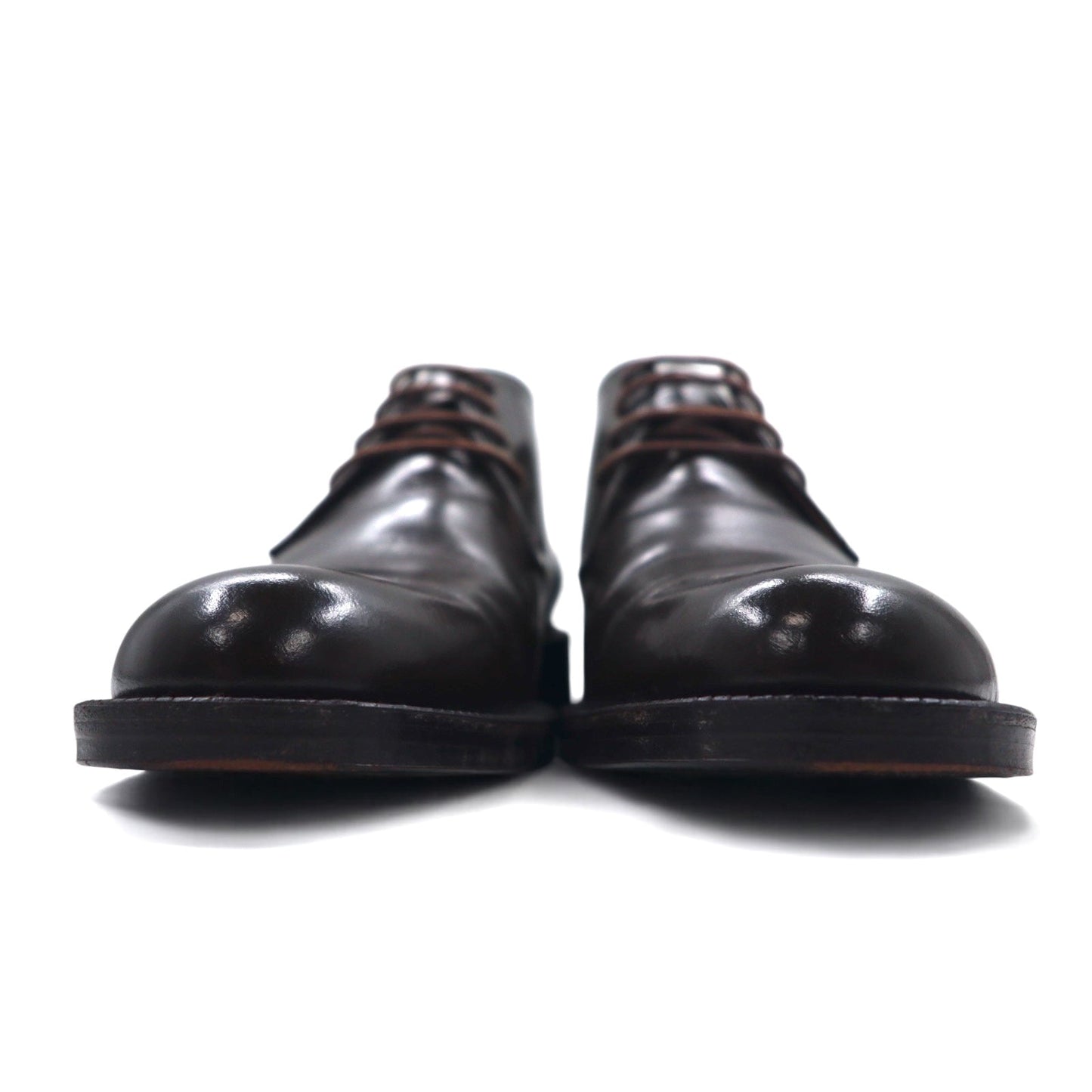 tricot COMME des GARCONS チャッカブーツ 23.5cm ブラウン レザー 日本製