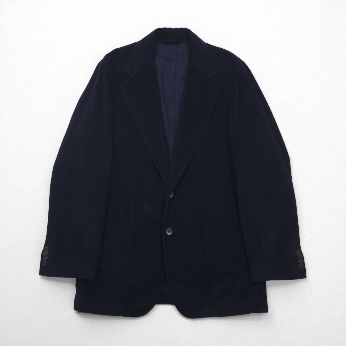 HUGO BOSS 2B コーデュロイ テーラードジャケット ブレザー L ネイビー ポーランド製