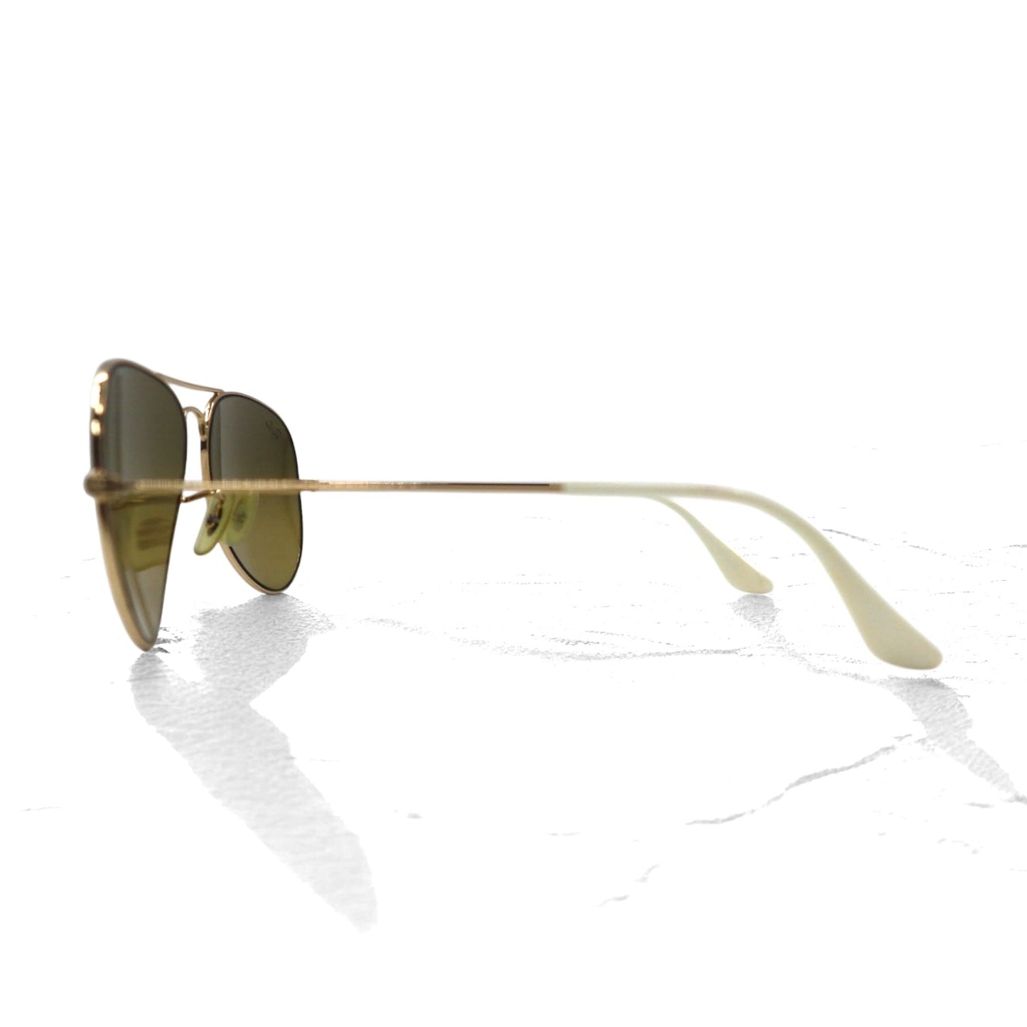 Ray-Ban イタリア製 アビエーター AVIATOR ティアドロップ サングラス メタル LARGE METAL 001/3K 58◻︎14 2N
