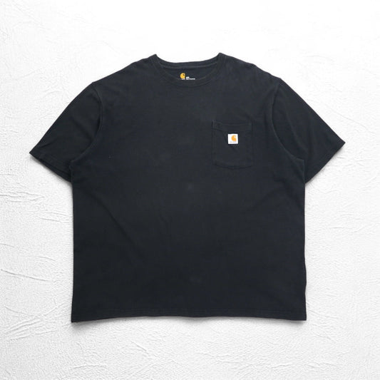 Carhartt Original Fit Pocket T-Shirt, Size 2XL, Black