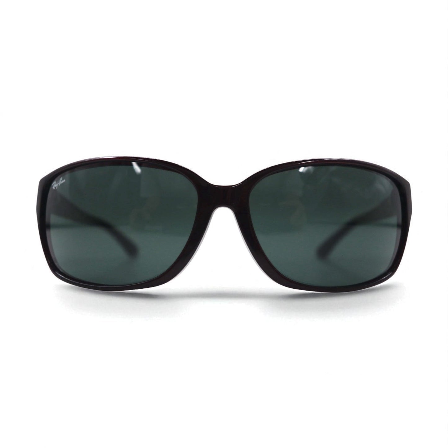 Ray-Ban ビッグフレーム スクエア サングラス ボルドー プラスチック RB2161