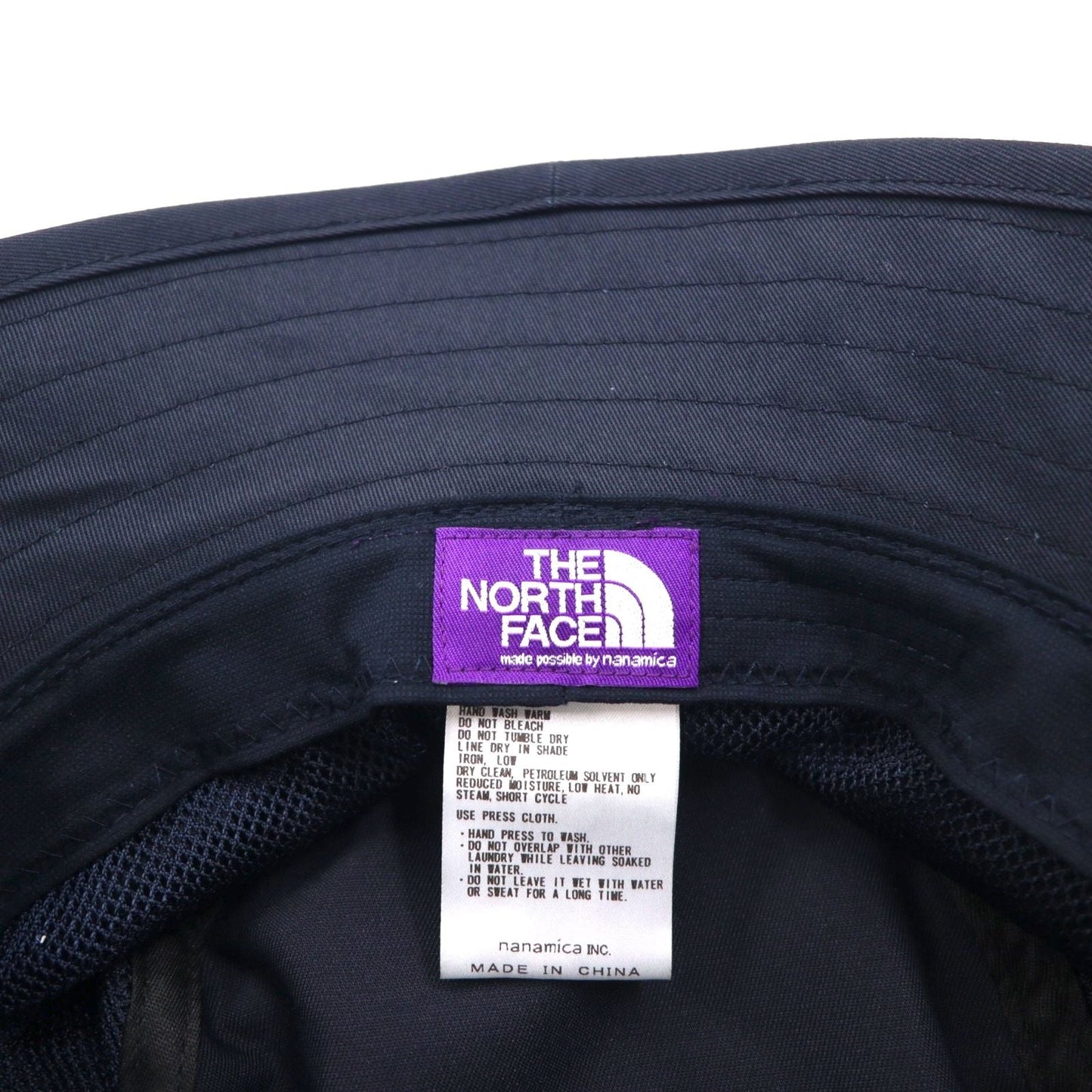 THE NORTH FACE PURPLE LABEL ストレッチ ツイル フィールド バケットハット ネイビー コットン NN8053N